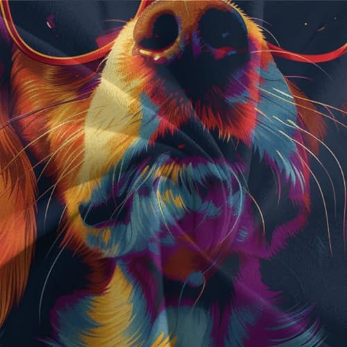 Housse de couette Golden Retriever avec taies d'oreiller