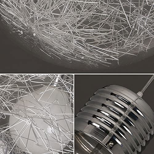 Iluminación de pasillo con lámpara de bola de vidrio nórdica 6