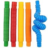 【Juguete ducacional】Estas coloridas pipas se pueden doblar en diferentes formas, lo que te permite aprender de jugar, aprender girándolas en varios números, letras y otras formas. También se puede utilizar como un juguete de terapia física para estimular e inspirar a los adultos.