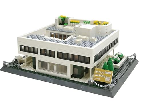 WANGE Architekturmodell zum Bauen mit Bausteinen. Villa Savoye WANGE Architekturmodell zum Bauen mit Bausteinen. Villa Savoye