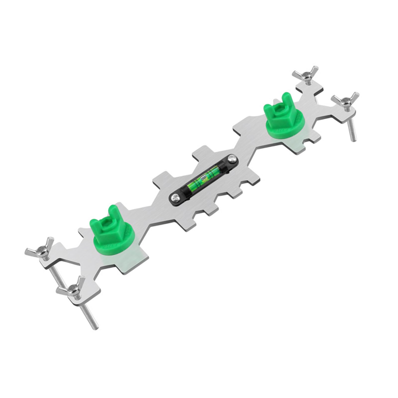 Tsophreniq Duty Multifunctional Pipe Wrench With Leveling Tool For Faucet Installation Maintenance Stainless Steel Maintenance Wrench