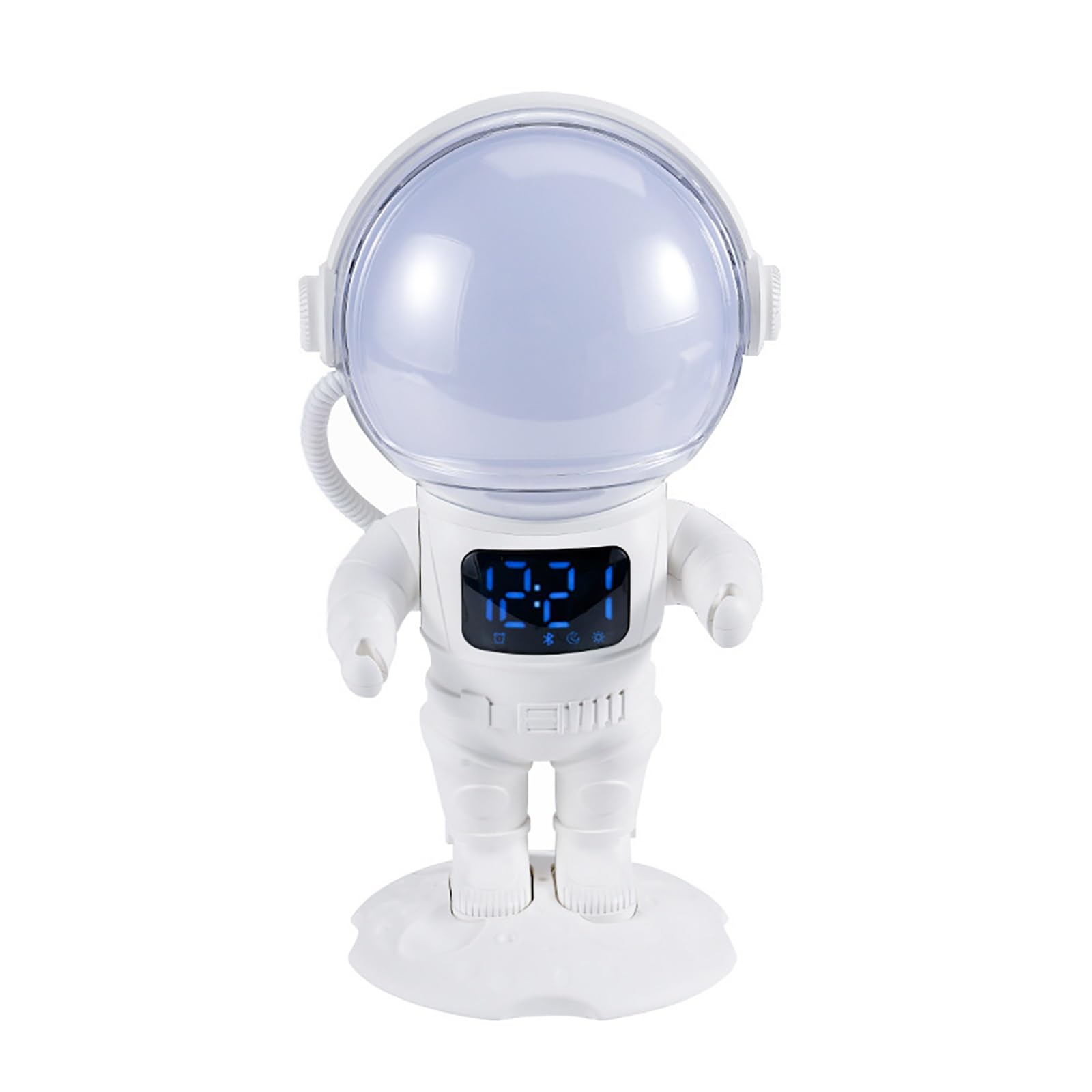 Astronaut Wake Up Light Wecker mit Sonnenaufgangssimulation, Nachtlicht und 9 Beruhigenden Klängen, Sleep-Timer für Kinder und Erwachsene, Schlafzimmerdekor