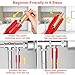 Faucet and Sink Installer（8-in-1）Multi-purpose Wrench Plumbing Tool for Toilet Bowl/Sink/Bathroom/Kitchen Plumbing Repair Installation Hand Tools(red)
