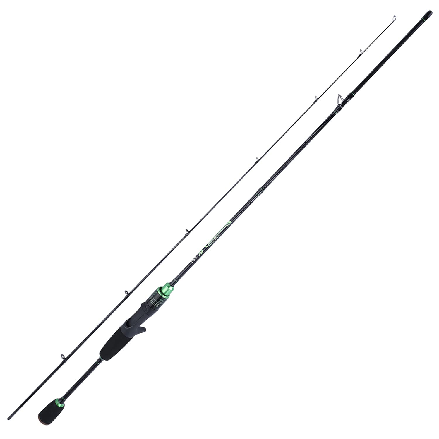 Sougayilang Fishing Rods Ultra-Sensitive Carbon Spinning Rods Blanks with Comfort EVA Grip Rod Handle 2 piecesTrout Rod