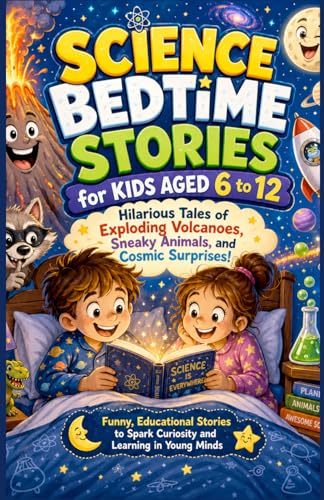 Science Bedtime Stories for Kids Aged 6 to 12: Funny, Educational Stories to Spark Curiosity and Learning in Young Minds