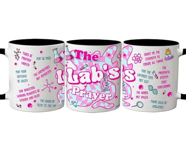 MEDROC Lab Tech Gifts Funny - Ceramic Mug 11oz, Lab Week Gifts for Laboratory Workers, Medical Laboratory Science Gifts For Women Men, Lab Technician Coffee Cups For Birthday Christmas