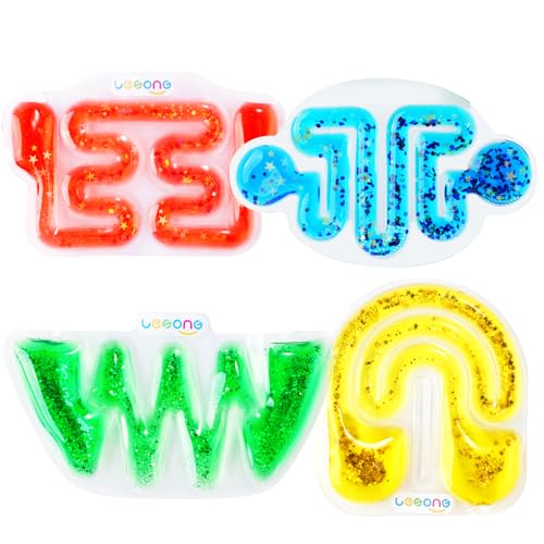 Image of Squishy Sensory Fidget Toys for Kids - Autism Sensory Quiet Fidget for Classroom Students Autistic Children Special Needs, Anxiety Relief for Calm Down, Squeeze Sensory Tube Easter Basket Essentials