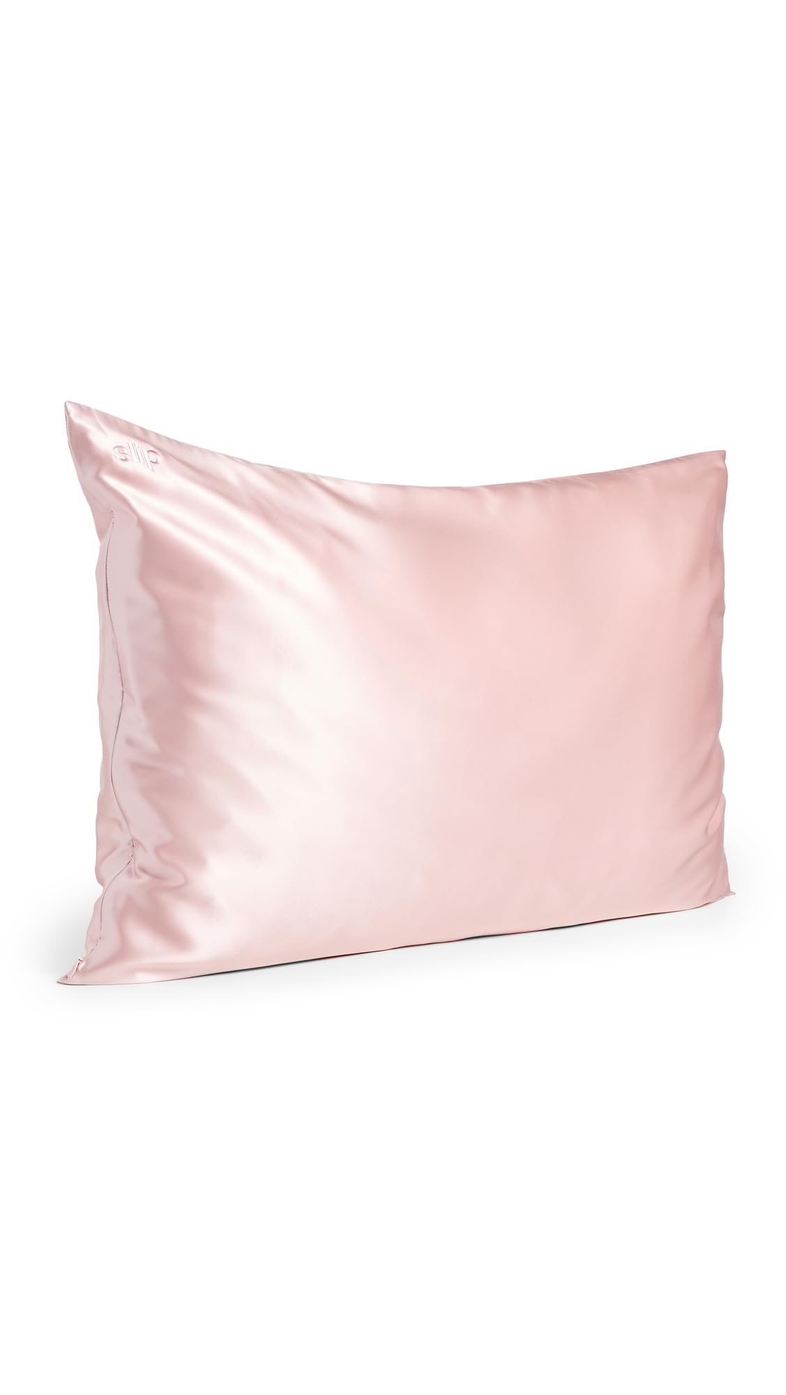 SLIP 22 Momme Seidenkissenbezug in 51 x 76cm - aus 100% Maulbeer Seide, mit Reißverschluss, atmungsaktiv, ideal für Allergiker, rosa