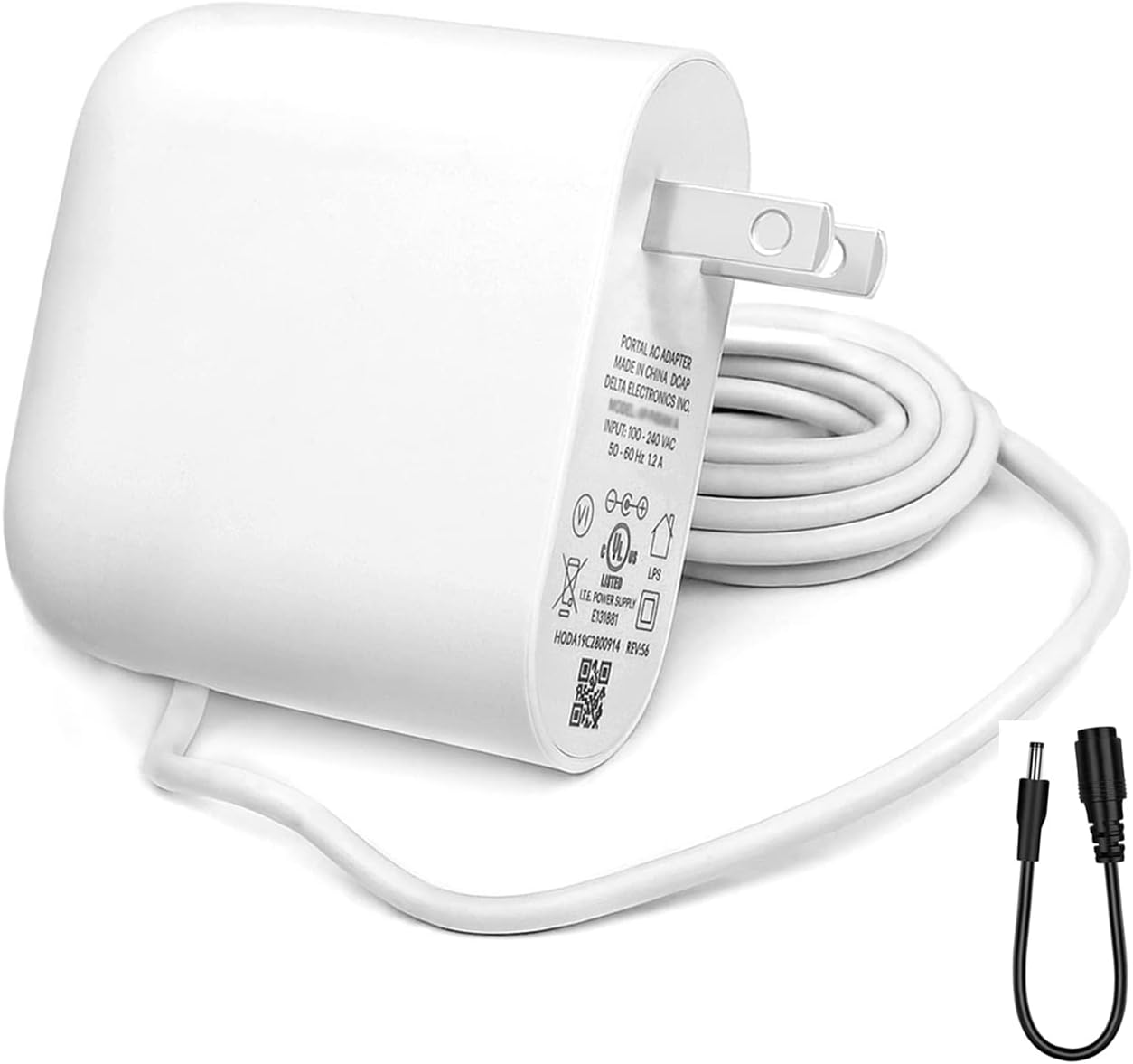 Amazon.com: Power Supply Charger for Facebook Meta Portal Smart Video ...