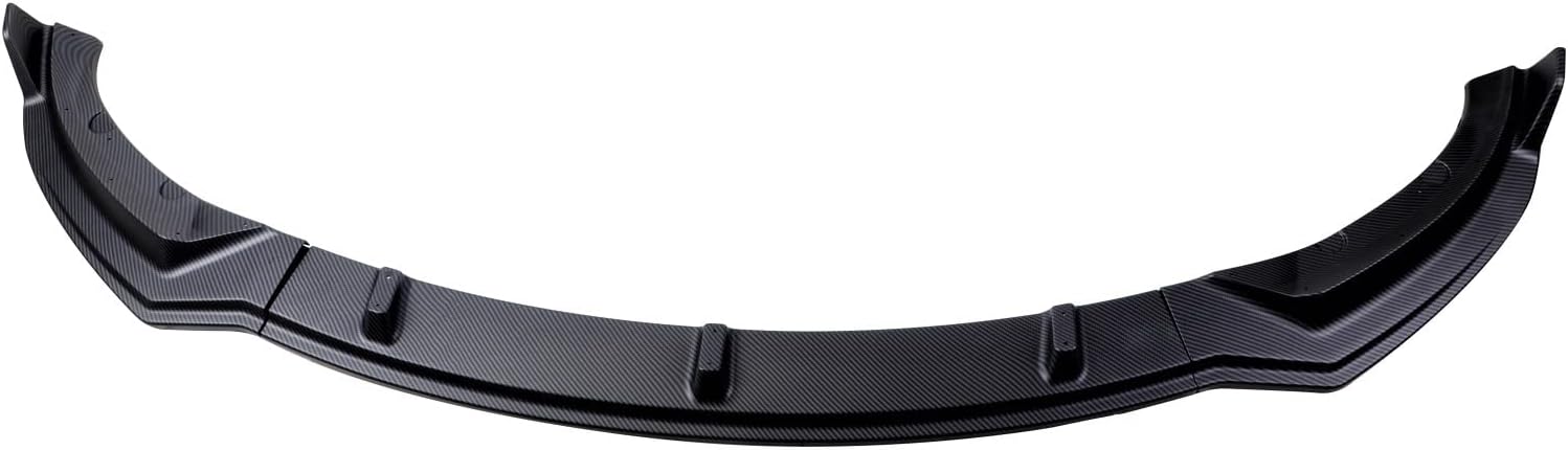 Front Bumper Lip Front Spoiler Front Wing Fit for Tesla Model Y Accessories 2020 2021 2022 2023 2024 (Matte Carbon Fiber Pattern)