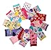 SDBING Baby's Boys Girls Toddler Cute 12-pair Thick Warm Cotton Socks (Anti-slip 1 to 3 Years Old)