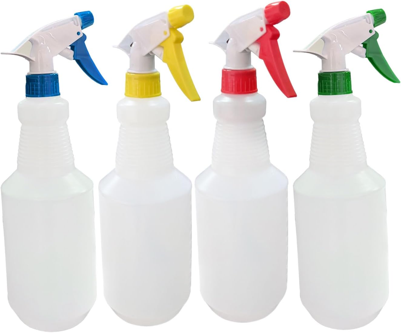 – 750 HDPE Empty Spray Bottles (4-pcs) for Cleaning Solutions, Plants, Pets, and More