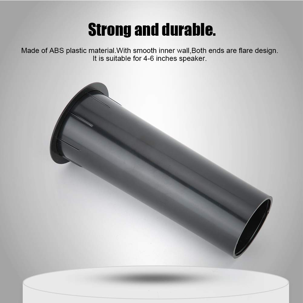 2PCs Speaker Inverter Tubes, Open Hole 50mm Plastic Speaker Cabinet Port Tube Portable Bass Air Ports for Home or Car Speaker