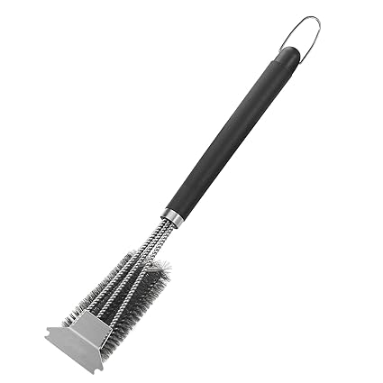 LOSA Heavy Duty Barbecue Grill Brush Scraper Long BBQ Brush Cleaner Accessory