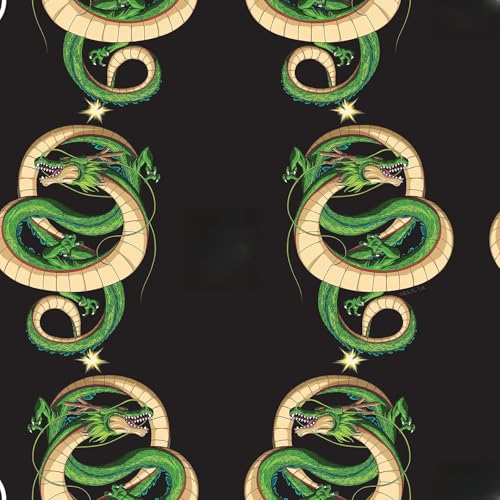 RoomMates Dragon Ball Z Shenron Dragon Black Peel and Stick Wallpaper, RMWS1329