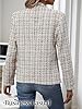 Mina Self Tweed Blazers Jacket for Women 2025 Fall... #4