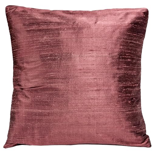 Sankara 100% Natural Dupioni Fine Silk Decorative Throw Pillow Cover