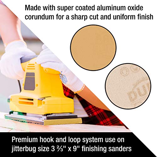 Dura-Gold Premium Hook and Loop Sandpaper Variety Pack #TOP23