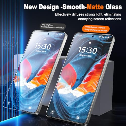 Image of UniqueMe 2 PACK for Samsung Galaxy S25 Ultra Matte Screen Protector | Anti-Glare, Anti-Fingerprint, Fingerprint Unlocking, Easy Installation, Bubble-Free, 9H Hardness, Tempered Glass