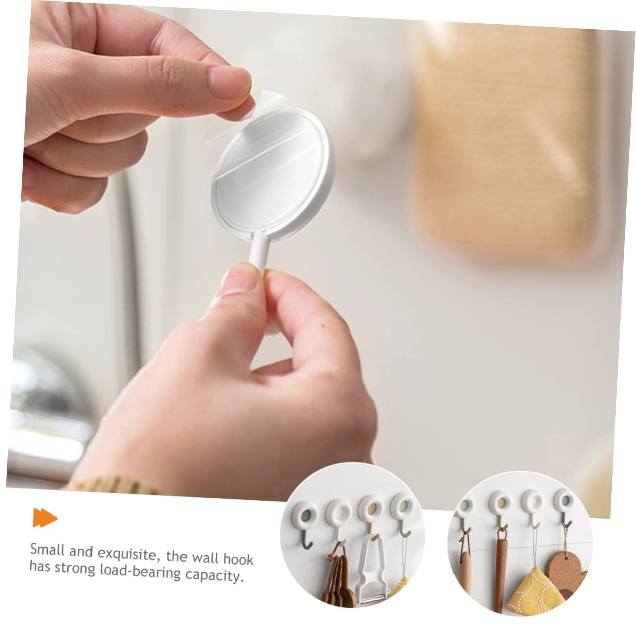 Alipis 12piezas Ganchos Adhesivos Multifuncionales Sin Daños Para Pared De Ganchos Para Colgar Toallas Abrigos y Utensilios De Cocina Resistente y Fácil De Instalar Para Baños y