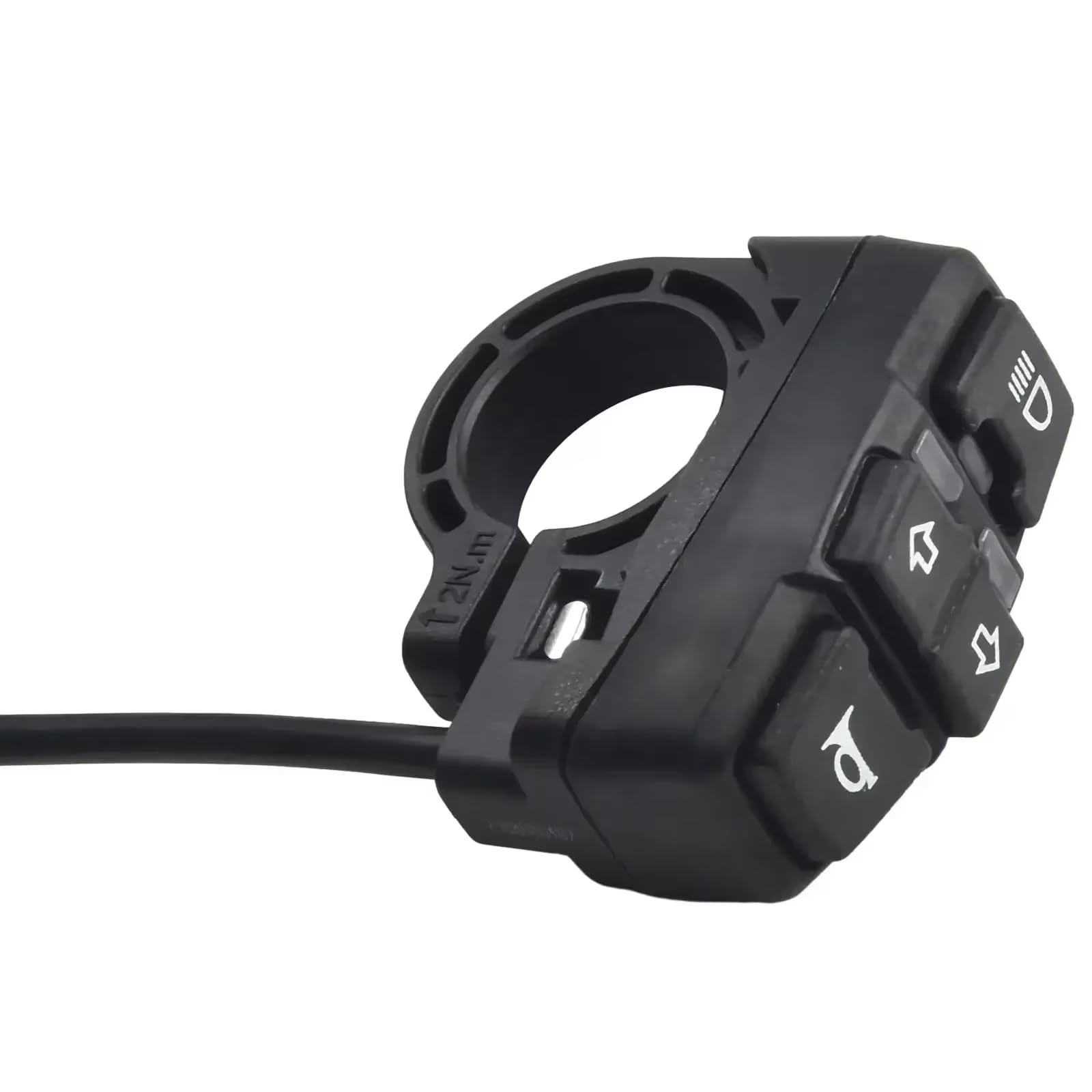 Interruttore Universale Per Manubrio Moto: Comando Impermeabile Per Indicatori Di Direzione, Clacson E Accensione/spegnimento Comando Manubrio