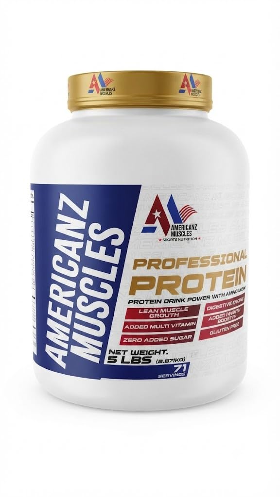 Americanz Muscles Professional Isolate Whey Protein | Birthday Cake Flavor, 5 LBS | High Protein Muscle Building Supplement Powder | FSSAI Approved | Imported-picture-30