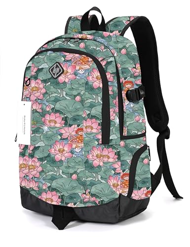 Image of rickyh style School Backpack Travel Bag for Men & Women Lightweight College Back Pack with Laptop Compartmen
