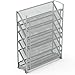 Simple Houseware 6-Tier Wall Mount Document Letter Tray Organizer, Silver