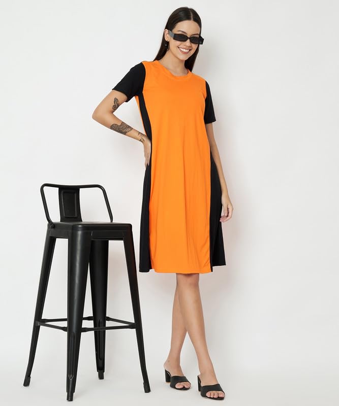 Image of Women's A-Line Cotton Midi Dress