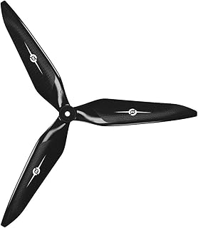 Master Airscrew 3X Power Series 12x11 3-Blade Propeller - Black - Reverse/Pusher/CW - Cinelifter, Heavylifter, X Class, Beast Class, Giant Drone Racing