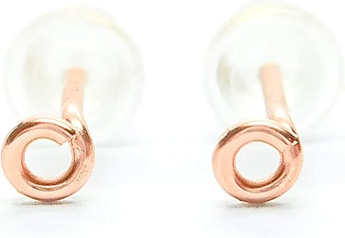 Miniatura 4 de Pendientes redondos pequeños de círculo, joyería pequeña pequeña, oro-plata-oro rosa, aretes para dormir joyería diaria