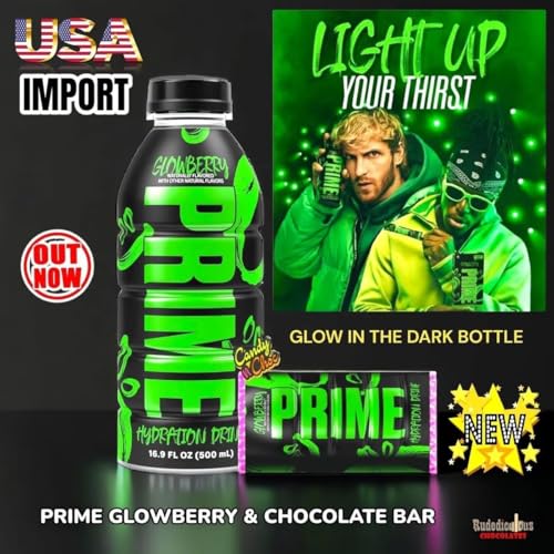 Image of Prime Energy Drink, Glowberry Flavour, 500ml