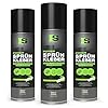 Spraytive Lot de 3 tubes de colle en spray Power de 500 ml : pour textiles, non-tissés, mousse, cuir, ciel de toit, tapis, papier et plus encore – Forte adhérence permanente avec réglage de