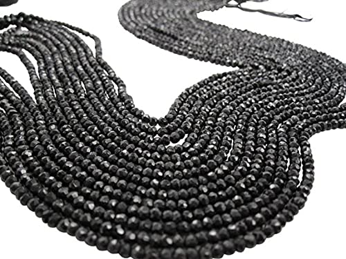 Perles de spinelle noir 3mm durables pour remplacer les perles de verre ternes