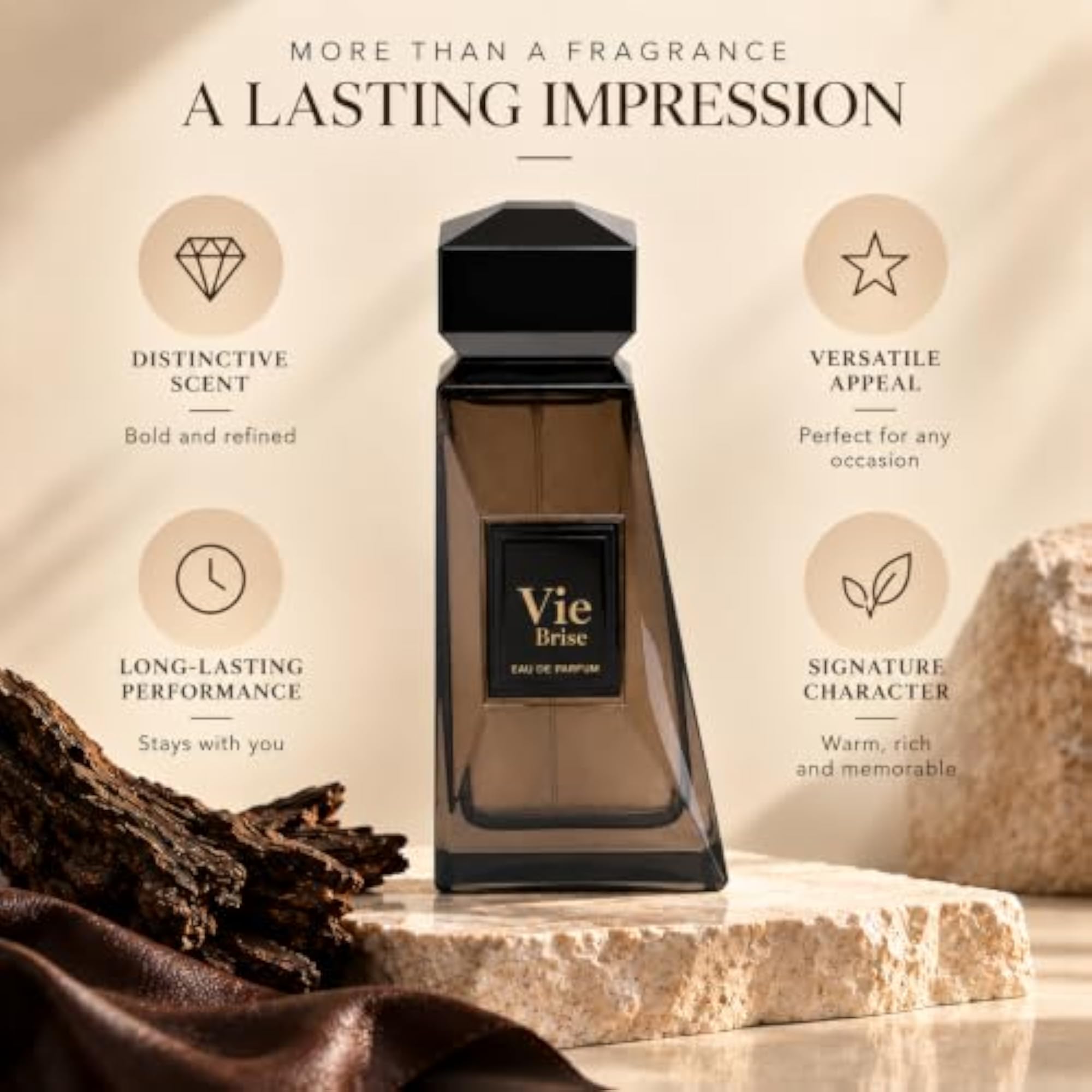 Leathery & Smoky French Avenue Eau de Parfum for Men, 80ml