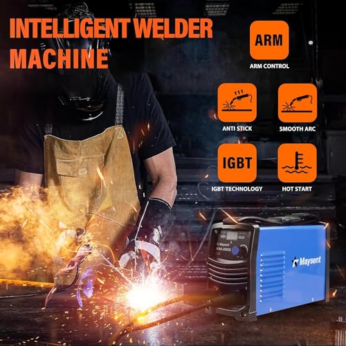 MAYSENT 140Amp 120V/240V Dual Voltage Portable ARC Stick Welder