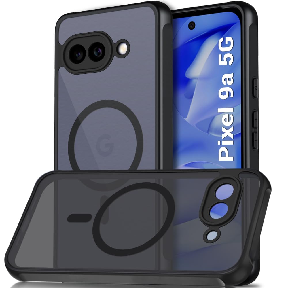 TheGiftKart Hybrid Matte Frosted Translucent Back Cover Case for Pixel 10 Compatible with MagSafe | Shockproof Design | Camera Protection Module | Hard Case Cover (PC & TPU, Frost Black) — Amazon image 8