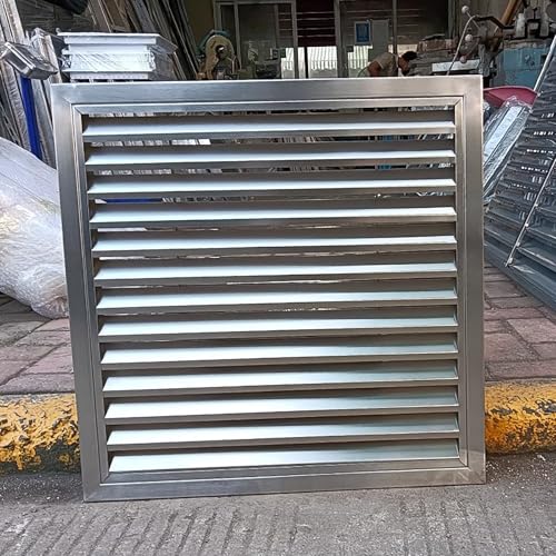 Couvercle d'aération acier inoxydable 30x65 grille ventilation mur plafond