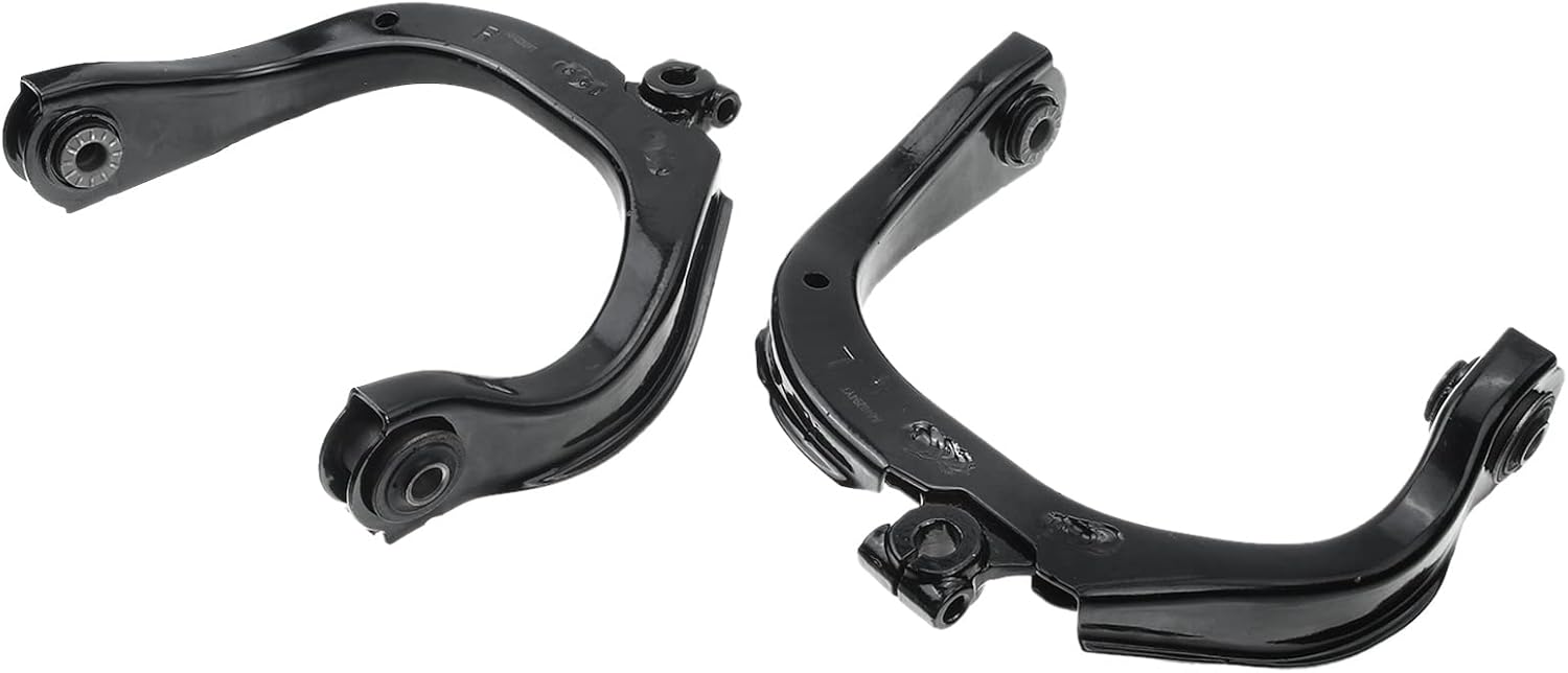 A-Premium Set of 8, Front Upper Control Arm, Upper Ball Joint, Inner Outer Tie Rod End, Compatible with Chevrolet GMC Buick Saab Isuzu - 2002-2009 - Trailblazer (EXT) SSR Envoy Rainier 9-7x Ascender