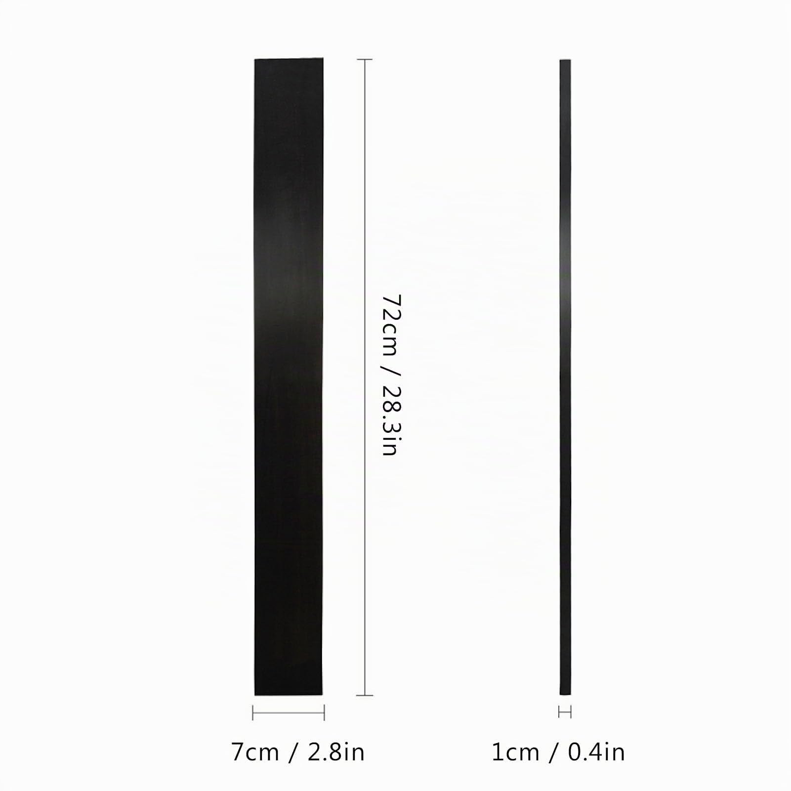 Tastiera per Basso Elettrico Sostituzione della Tastiera in Legno di Ebano Fai-da-te Ideale per Strumenti a Corda per Basso Elettrico (BLACK)