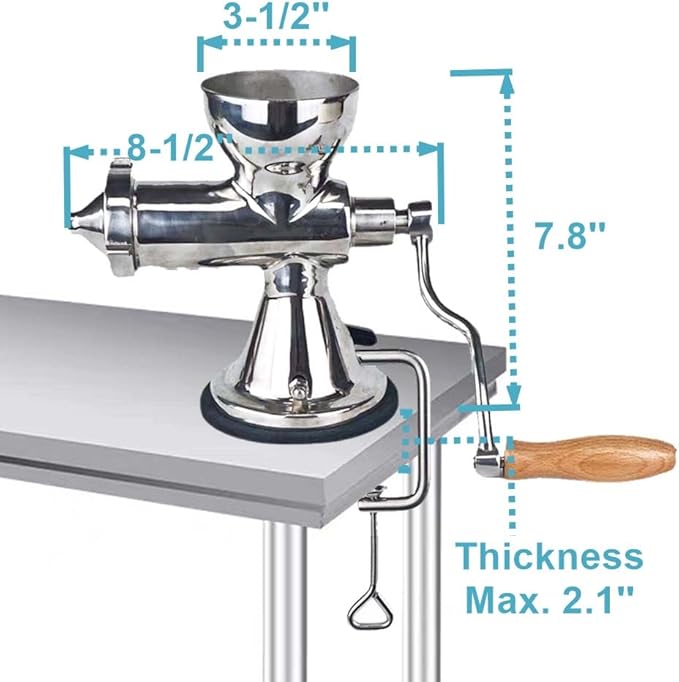 Extractor de Jugos Manual Prensado en Frío para Pasto de Tri miniatura 5