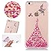 Produktbild Sycode Glitzer Transparent Rose Rot Fee Fairy Mädchen Kreativ Muster Weiche Silikon Durchsichtig Hülle Tasche Etui für iPhone SE 5S 5