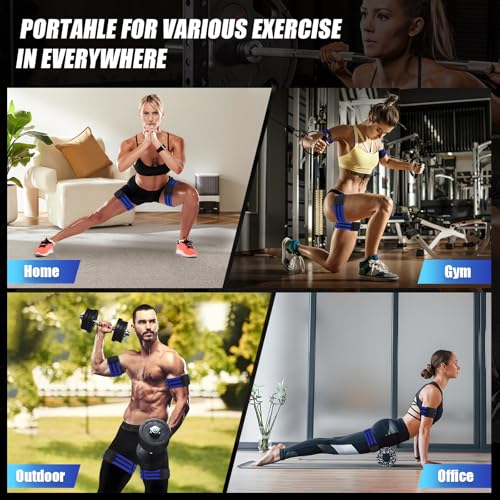 Image of Booty Bands, Blood Flow Restriction Bands for Women /Men, Adjustable BFR Training Bands for Glutes & Hip Building, Occlusion Resistance Bands