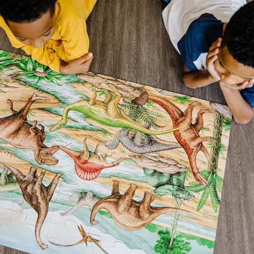 Melissa & Doug - 10421 - Puzzle De Sol Dinosaures