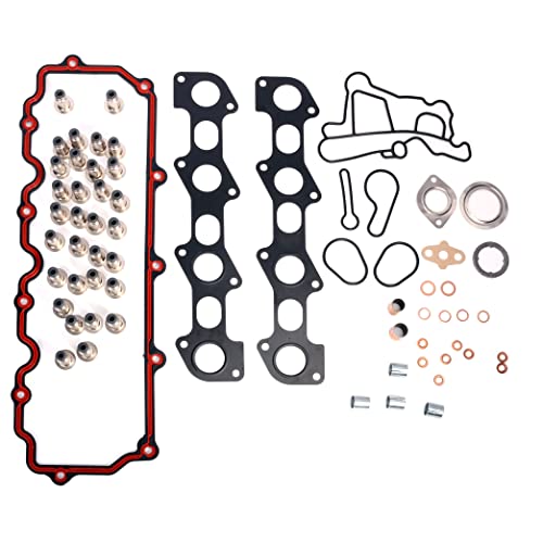 Full Head Gasket Set（18Mm）Mls Engine Cylinder Kit For 6.0L V8 Powerstroke Diesel Turbo For Ford F250 F350 F450 F550 Super Duty E450 E350 Club Wagon Excursion 2003-2010 #TOP2