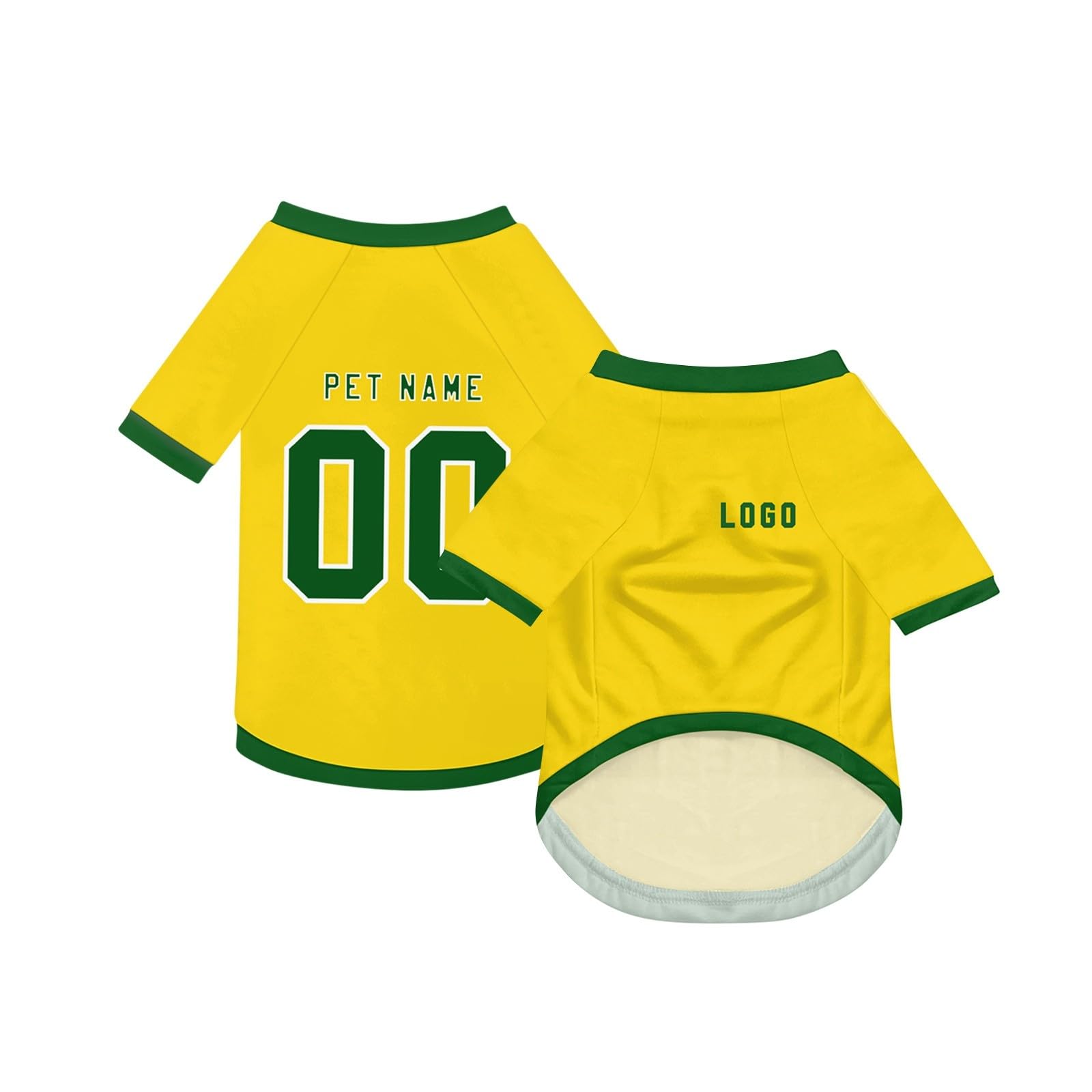 Custom Dog Shirt Number Name Printed Summer Basic Vest Puppy Breathable T-Shirt Pet Short Sleeve Tank Top Clothes for Large Medium Small Dogs and Cats