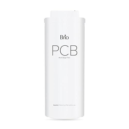 Brio Reemplazo del filtro de agua de 3 etapas del PWB para el sistema de filtración TROE600PRISM