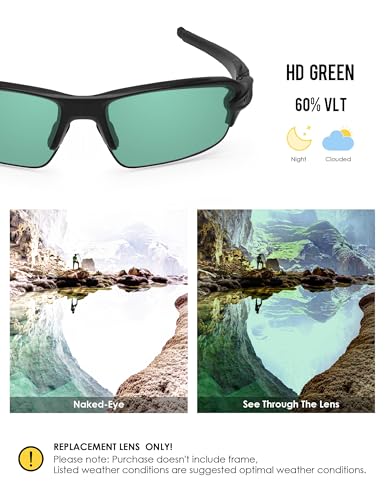 Image of BLAZERBUCK Replacement Lenses & Sock Kit for Oakley Flak 2.0 OO9295 Sunglasses