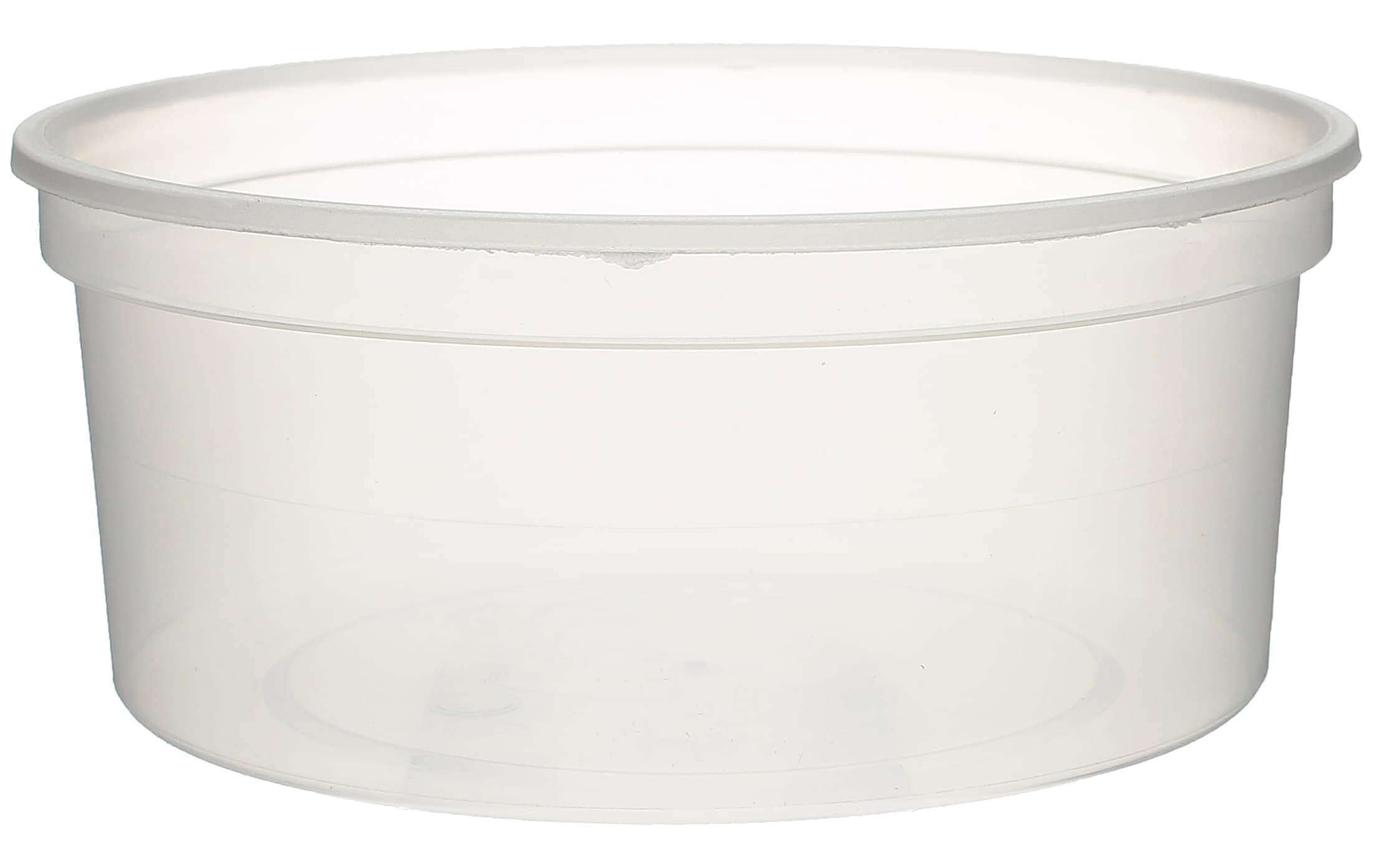 Monouso | 500 Tarrinas de Plástico PP, 350ml, Ø11,5cm, Color Transparente, Envases Ecológicos Multiuso para Comidas y Sopas, Apto para Microondas, Congelador, Lavavajillas