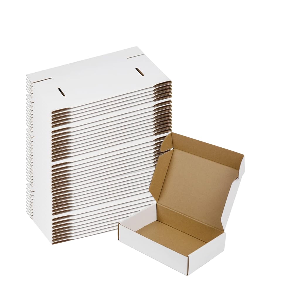 ZxeluPapr white small shipping boxes 7x5x2